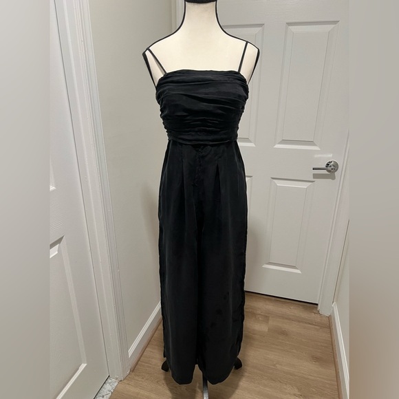 J. Crew Pants - J. Crew Elegant Black Ruched Jumpsuit